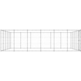 Vanjski kavez za pse od pocinčanog čelika 36,3 m² | shoptok.hr