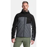 Kilpi Men's softshel jacket RAVIO-M Dark gray