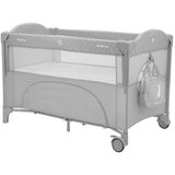 Kikka Boo Krevetac Milky Way 2 nivoa sa rancem i spuštajućom stranicom Grey | ePonuda.com