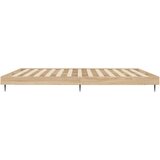  Za krevet boja hrasta 200x200 cm od konstruiranog drva | shoptok.hr