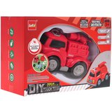Vatrogasni kamion za igru s magnetima - crveni | Shoptok.si