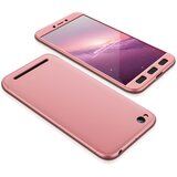 GKK Zaštitna futrola 360 - Prednji i stražnji poklopac cijelog mobitela za Xiaomi Redmi 5A - Svijetlo roza Cijene