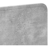  Uzglavlje s uzglavljem Betonski sivi 140 cm Konstruirano drvo | shoptok.hr