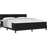  Krevet s podnicom i madracem Crna 180x200 cm Tkanina | shoptok.hr
