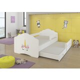 ADRK Otroka dvoposteljna postelja CASIMO II z ograjico 160x80 - BELA | Shoptok.si