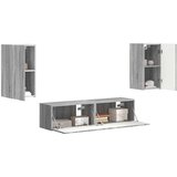  Komplet TV omaric 4 pcs Siva Sonoma Konstruiran les, (5000132243) | Shoptok.si