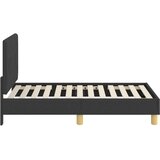  Okvir kreveta za malu djecu s naslonom Crna 70 x 140 cm tkanina | shoptok.hr