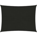  Senčno jadro 160 g/m² črno 6x7 m HDPE | Shoptok.si
