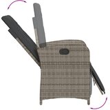  3-dijelni bistro set od poliratana s jastucima sivi | Eponuda.ba