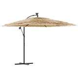 vidaXL Vrtni senčnik z jeklenim drogom rjav 269x269x235 cm | Shoptok.si