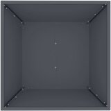  Vrtna saksija 5 pcs Antracit 50 x 50 x 15 cm Čelična vrata | shoptok.hr