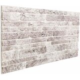  Zidne panele 10 pcs Svijetlo siva i bijela. 100 x 50 cm Cijene