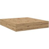  Okvir kreveta za pohranu Artisan hrast 200x200 cm | shoptok.hr