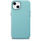 ICARER Magnetni usnjeni ovitek za iPhone 14 Plus z usnjeno torbico MagSafe Litchi Premium Leather Case zelena, (21522089) Cene