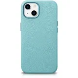Magnetni usnjeni ovitek za iPhone 14 Plus z usnjeno torbico MagSafe Litchi Premium Leather Case zelena, (21522089)