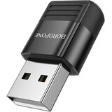 Borofone ADAPTER BV18 - USB NA TIP C - CRNI | shoptok.hr