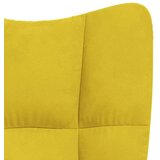  Stolica za opuštanje s osloncem za noge boja senfa baršunasta | shoptok.hr