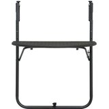Viseći balkonski stol smeđi 60 x 64 x 83,5 cm plastični | shoptok.hr