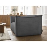 Bobochic Paris Temno siva sedežna garnitura iz rebrastega žameta 170 cm Giorgia – | Shoptok.si