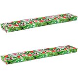  Jastučići za palete za klupe 2 kom Tropska džungla 200x40x8 cm Oxford tkanina | shoptok.hr