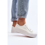 EVENTO Women's White Fabric Sneakers Staneva | ePonuda.com