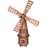  Drvena vrtna vjetrenjača, rotirajuća, ukrasna 170 cm | shoptok.hr