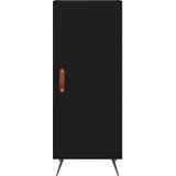  Komoda crna 34,5 x 34 x 90 cm od konstruiranog drva | shoptok.hr