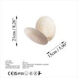 Opviq lights Bijela/u zlatnoj boji LED zidna lampa ø 21 cm Yosma – | shoptok.hr