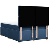  Krevet s oprugama i madracem plavi 140x200 cm od tkanine | shoptok.hr