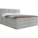 MID.YOU POSTELJA BOXSPRING 180 cm x 200 cm , les, tekstil, leseni material siva | Shoptok.si