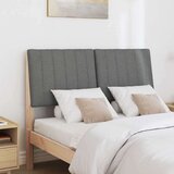 vidaXL tapecirani uzglavlje tamno siva 120 cm čvrsto borovo drvo | shoptok.hr