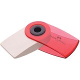 Gumica PLASTIČNA SLEEVE MINI FABER CASTELL 182413 BIJELO/PROZIRNO SORTIRANO BLISTER-EOL!! | Shoptok.si