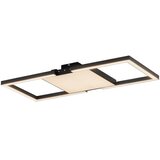 Eglo LED plafonjera MACELLARA 26,2 W 77 cm crna bela daljinski 390019 Cene