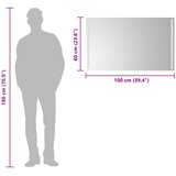  LED kupaonsko ogledalo s ogledalom *Transparent*an 100 x 60 cm | Eponuda.com