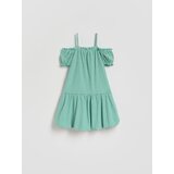Reserved Haljina s naramenicama - zelena | shoptok.hr