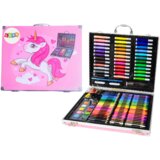  Umjetnički set u kovčegu s jednorogom ružičasti 150 EL | shoptok.hr