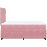 Box spring krevet s madracem ružičasti 120 x 200 cm baršunasti | shoptok.hr