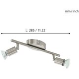 Eglo 92596 - LED spot svetiljka BUZZ 2xGU10/2,8W/230V | Eponuda.com