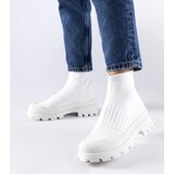 Gemre White sneakers with a flexible upper Varden | Shoptok.si