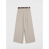 Sinsay Wide leg hlače s remenom, s dodatkom viskoze | shoptok.hr