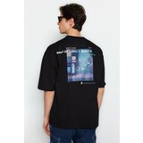 Trendyol T-Shirt - Black - Oversize cene