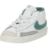 Nike Sportswear Tenisice 'Blazer 77 SE' svijetlosiva / kraljevski zelena / bijela