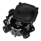 SEZ Razvodna kutija hermetička crna 144x144mm 4 uvodnice 6455-27P/5 | Eponuda.com