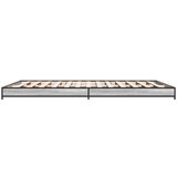  Okvir kreveta boja hrasta 120x200 cm konstruirano drvo i metal | shoptok.hr