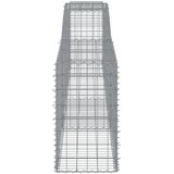  Lučne gabionske košare 6 kom 400x50x80/100 cm pocinčano željezo | shoptok.hr