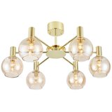Markslöjd 109152 - Plafonski luster AMBRA 6xE14/40W/230V zlatna/zadimljeno bež Cene