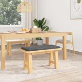  Jastučić za klupu Plišani kord Svjetlosiva Dubina 35 cm | shoptok.hr