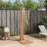 vidaXL Vrtni tuš iz trdne tikovine 70x75x204 cm | Shoptok.si