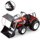 Crveni traktor veliki buldožer pokretna ruka veliki kotači rc0666 | shoptok.hr