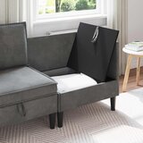 SOFA s pohranom Tamnosiva Baršun | shoptok.hr